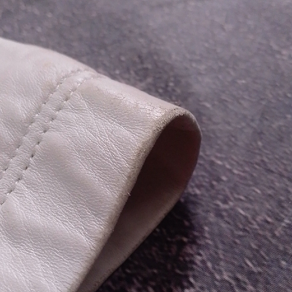 Danier Leather Winter Trench Coat Thinsulate WHITE WOMENS - Picture 11 of 16